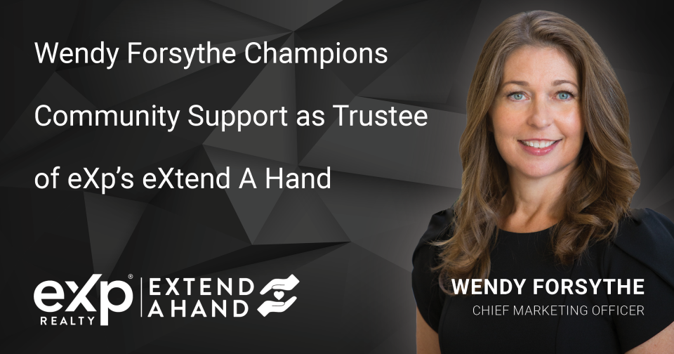 Forsythe joins James Bramble and Jason Gesing as trustees of eXtend a Hand, a program that provides crucial assistance to agents and fosters a culture of giving back