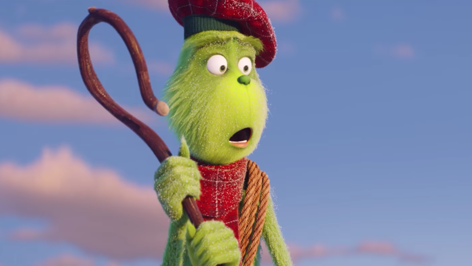 Benedict Cumberbatch voices The Grinch in this new animation (Universal)