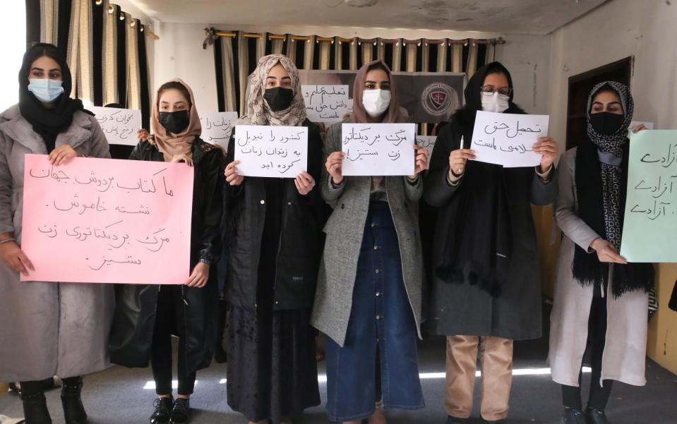 Prohibición de la universidad talibán - Bilal Guler/Agencia Anadolu vía Getty Images