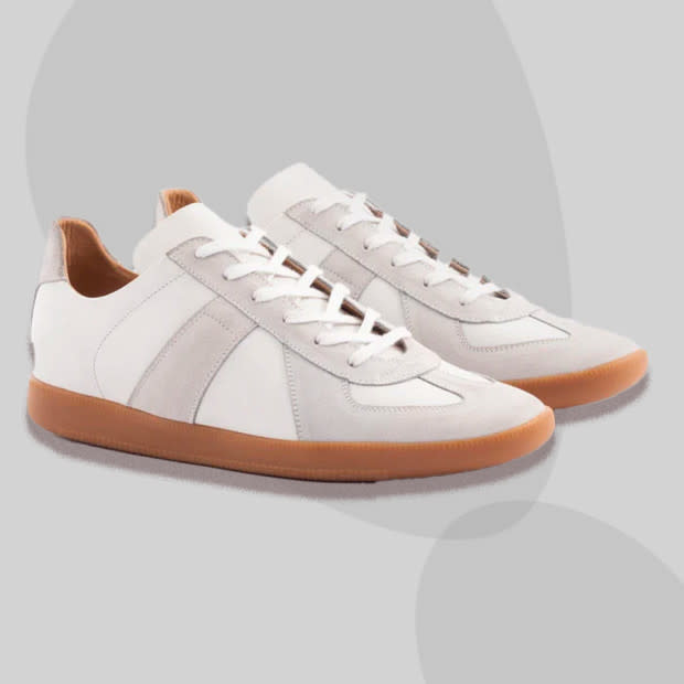 <p>Courtesy of Beckett Simonon</p><p>The Beckett Simonon Morgen is the best white GAT sneaker around today. What’s GAT, you say? German army trainers, or GATs, trace their roots back to the 1936 Olympics when track star, Jesse Owens, wore a shoe very similar in design. The style was popularized sometime between the ‘70s and ‘80s when the German army began to use them for training. More recently, it was the designer label Maison Margiela that made The Replica. </p><p>Beckett Simonon’s version, however, is a fraction of the cost because they cut out the middleman. These made-to-order shoes are hand-crafted in Bogota, Colombia from Italian Vachetta leather and are leather lined for custom molding over time. They’re one of the brands doing direct-to-consumer the best, and it shows in the quality of shoes just like this pair. </p><p>[$169; <a href="https://go.skimresources.com?id=106246X1712071&xs=1&xcust=mj-bestwhitesneakers-amastracci-080723-update&url=https%3A%2F%2Fwww.beckettsimonon.com%2Fproducts%2Fmorgen-trainers-leather-suede" rel="nofollow noopener" target="_blank" data-ylk="slk:beckettsimonon.com;elm:context_link;itc:0" class="link ">beckettsimonon.com</a>]</p>