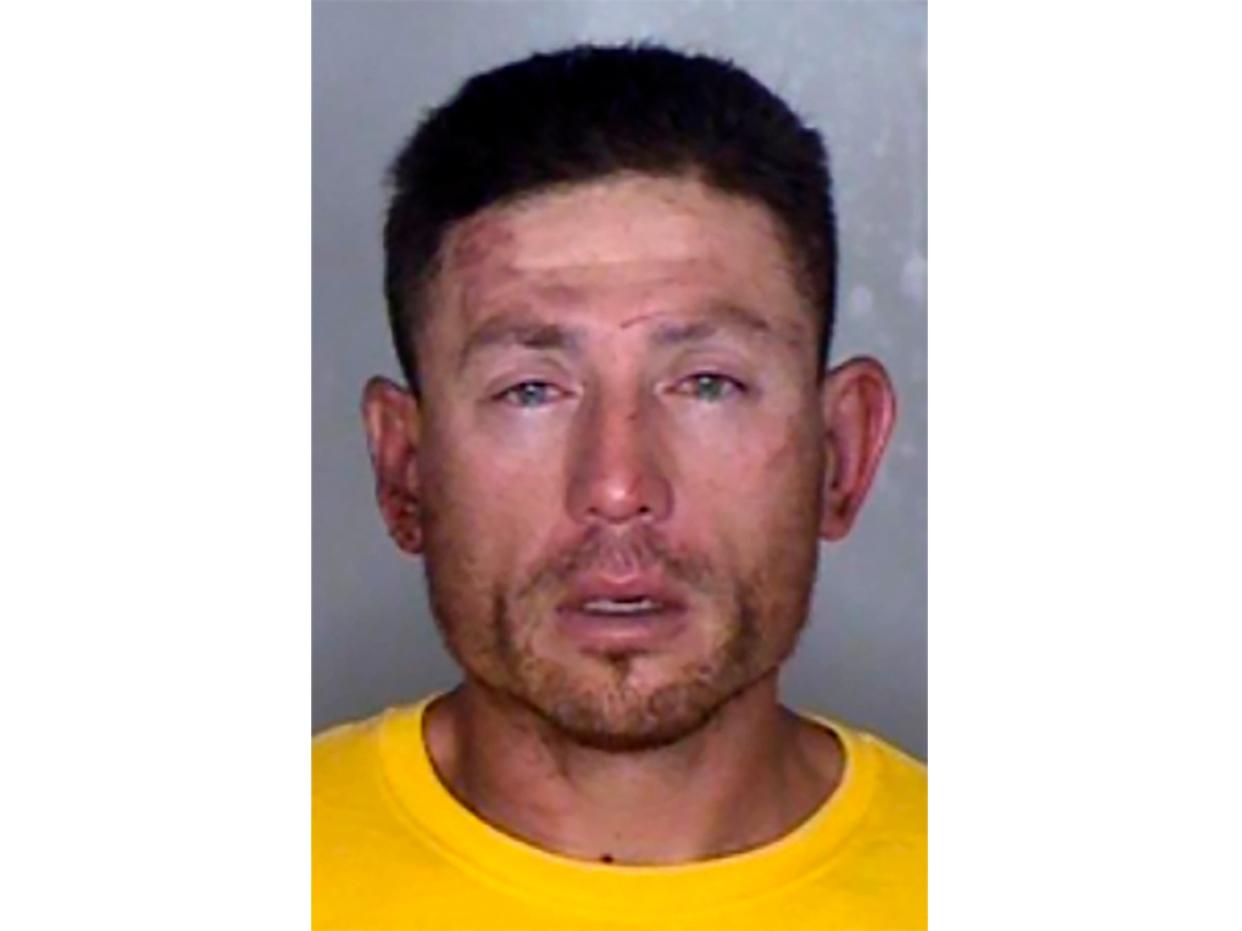 This undated photo shows Ryan Scott Blinston, a tree trimmer in rural California charged with a series of throat-slashing serial killings.  (Butte County District Attorney via AP)