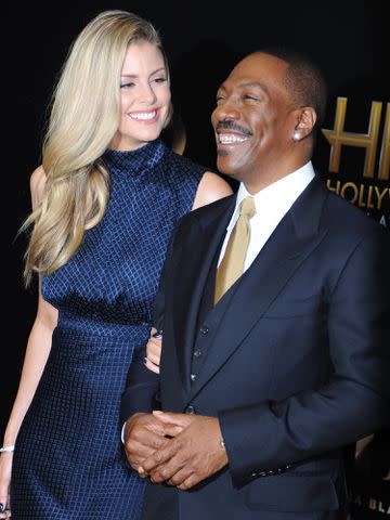 <p>Frank Trapper/Corbis/Getty</p> Paige Butcher and Eddie Murphy attend the 20th Annual Hollywood Film Awards in November 2016 in Beverly Hills, California