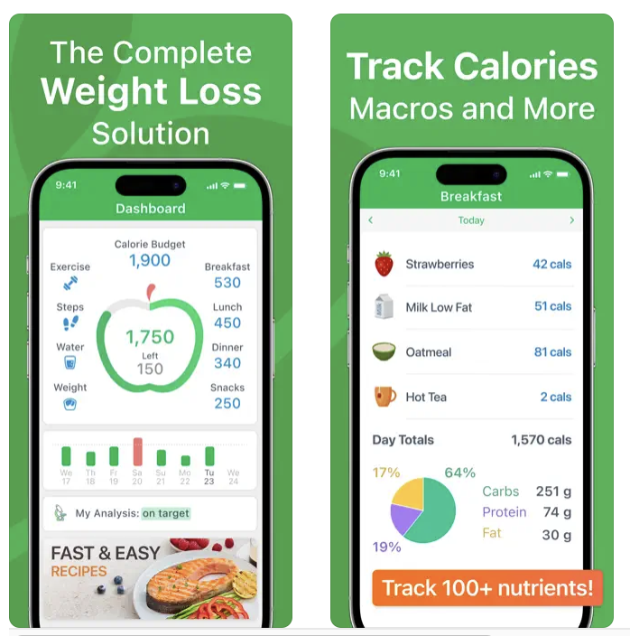 mynetdiary is one of the best food tracking apps for beginners