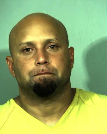 Alleged White House fence jumper Omar Gonzalez, 42, is shown in this New River Regional Jail booking photo released on September 23, 2014. REUTERS/New River Regional Jail/Handout