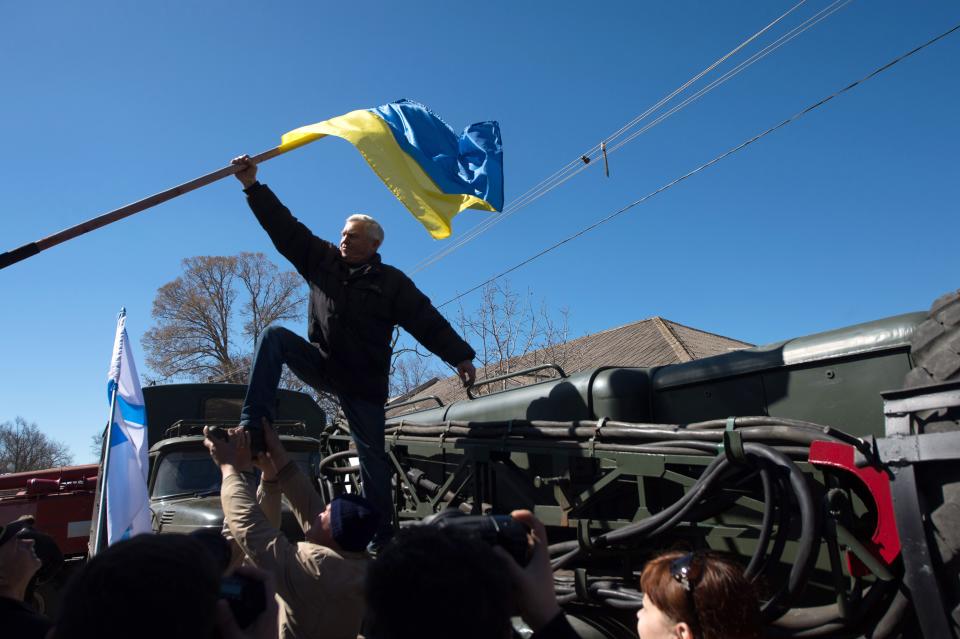 Pro-Russian protesters