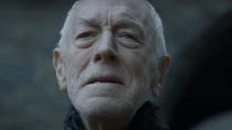 <p> The Three-Eyed Raven (played by Struan Rodger and later, Max von Sydow) helped Bran Stark tremendously on his path throughout <em>Game of Thrones</em>, but those appearances were few and far between, as the character only showed up in 12 episodes before his death.  </p>