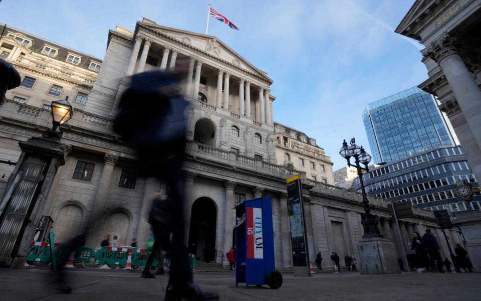 Recession will not be as bad as feared, says Bank of England interest rate 4pc rise - Frank Augstein/AP