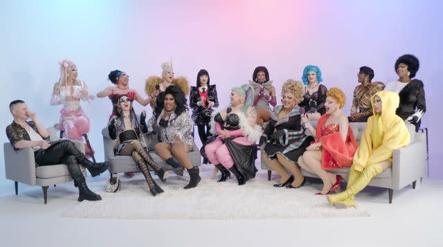 <p>EW</p> 'RuPaul's Drag Race' season 16 cast of queens interview with EW's Joey Nolfi