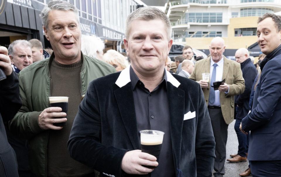 Ricky Hatton at Cheltenham