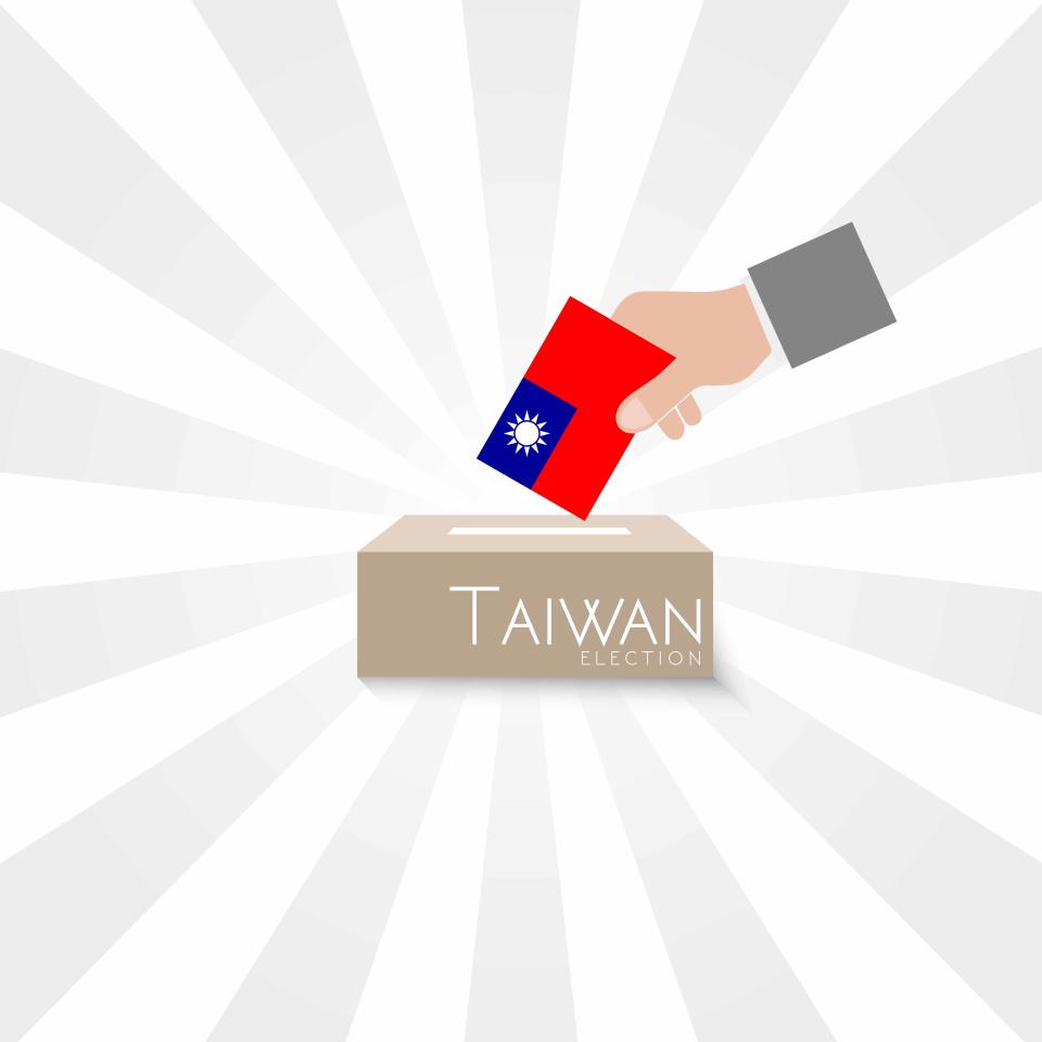 Taiwan Elections Vote Box Vector Work