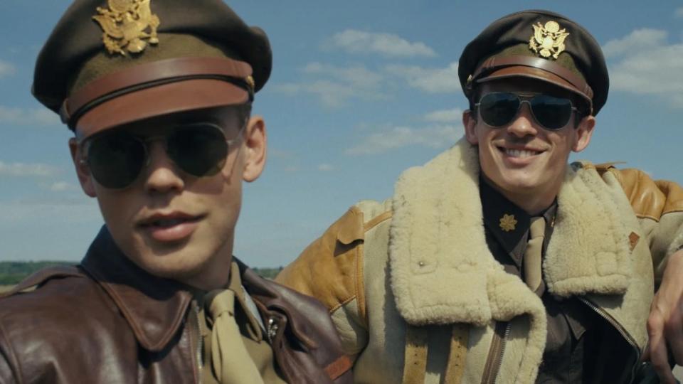 Austin Butler and Callum Turner in “Masters of the Air” (Credit: Apple TV+)