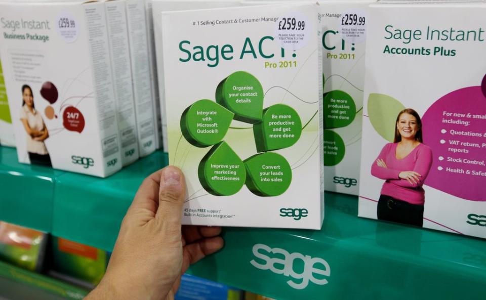 Sage plans a spending spree following restructuring (Gareth Fuller / PA) (PA Archive)