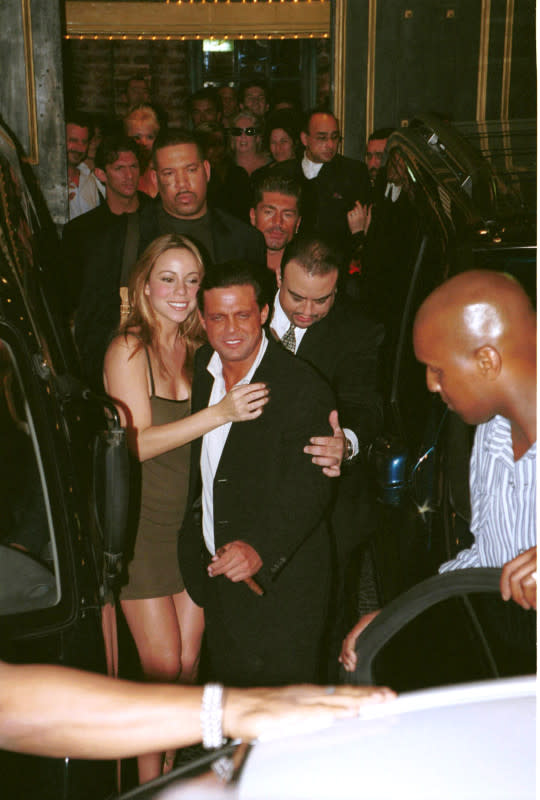 Mariah Carey and Luis Miguel<p>Lalo Yasky/WireImage</p>