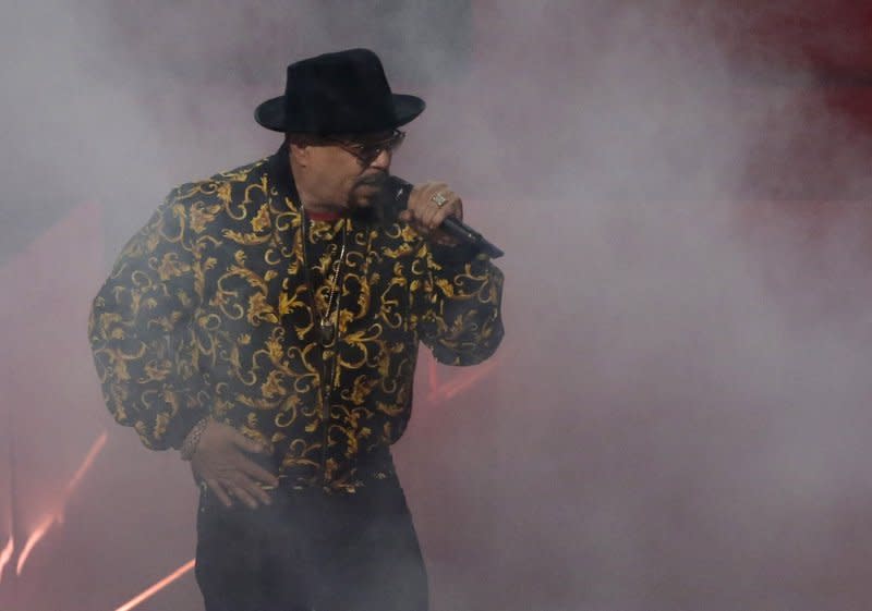 Ice-T performs at the 36th annual MTV Video Music Awards at the Prudential Center in Newark, N.J., on August 26, 2019. The rapper/actor turns 66 on February 16. File Photo by John Angelillo/UPI