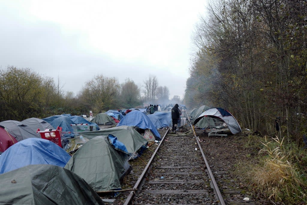 APTOPIX Migration Camped in Calais (Copyright 2021 The Associated Press. All rights reserved)