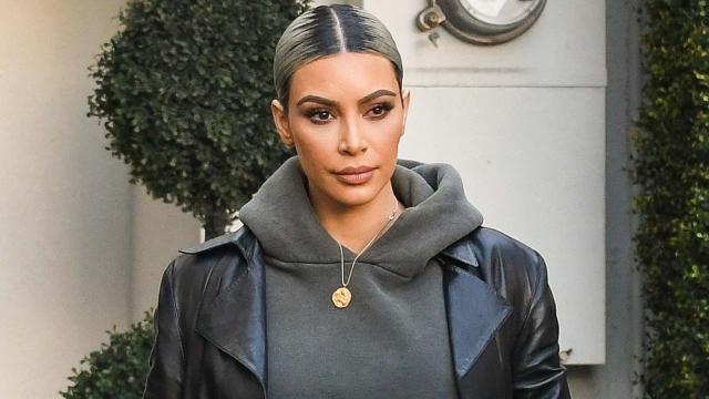 Kim Kardashian Rocks Nearly Identical Yeezy Outfits Two Days in a Row