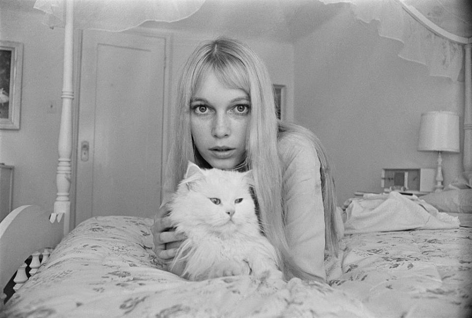 <p>Although acting was her main ambition, Farrow got her start modeling in the early '60s. Her long blonde hair made her the picture of the decade's flower child movement. </p>