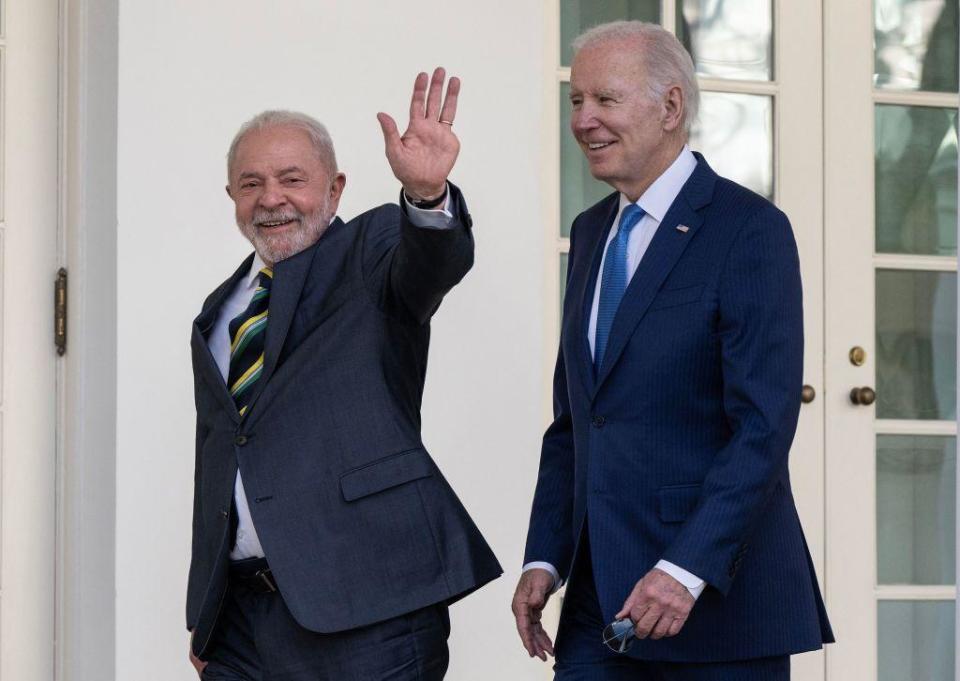Luiz Inácio Lula da Silva y Joe Biden.