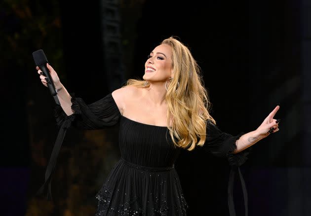 Adele on stage in London last month (Photo: Gareth Cattermole via Getty Images)