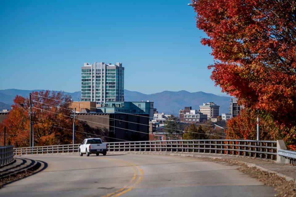 Downtown Asheville, October 25, 2023.