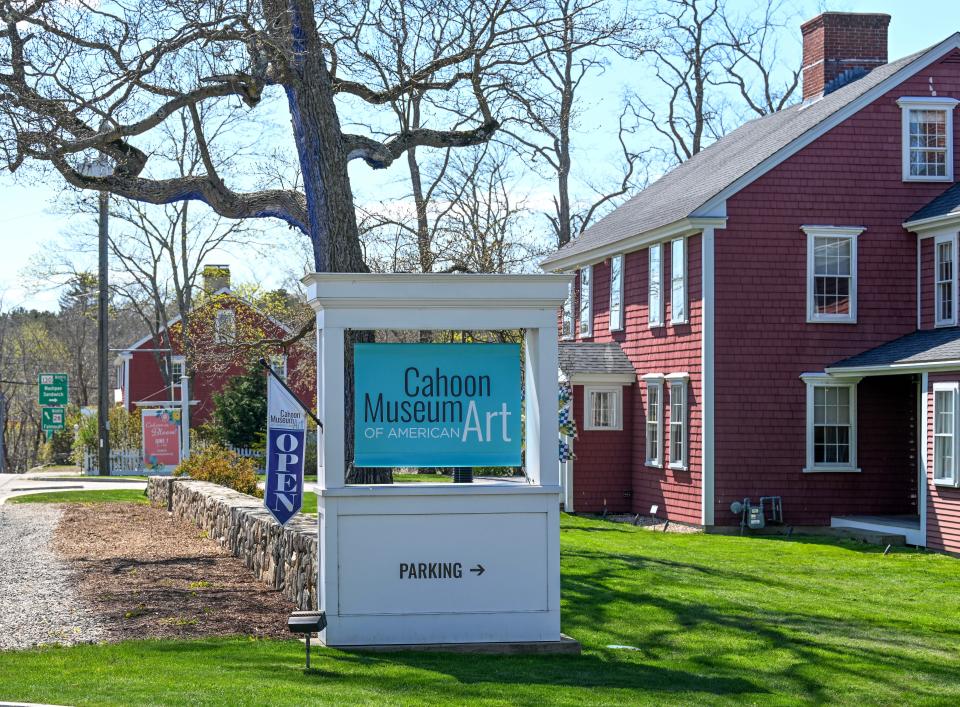 The Cahoon Museum of American Art in Cotuit is expanding with the additional gallery in the background.