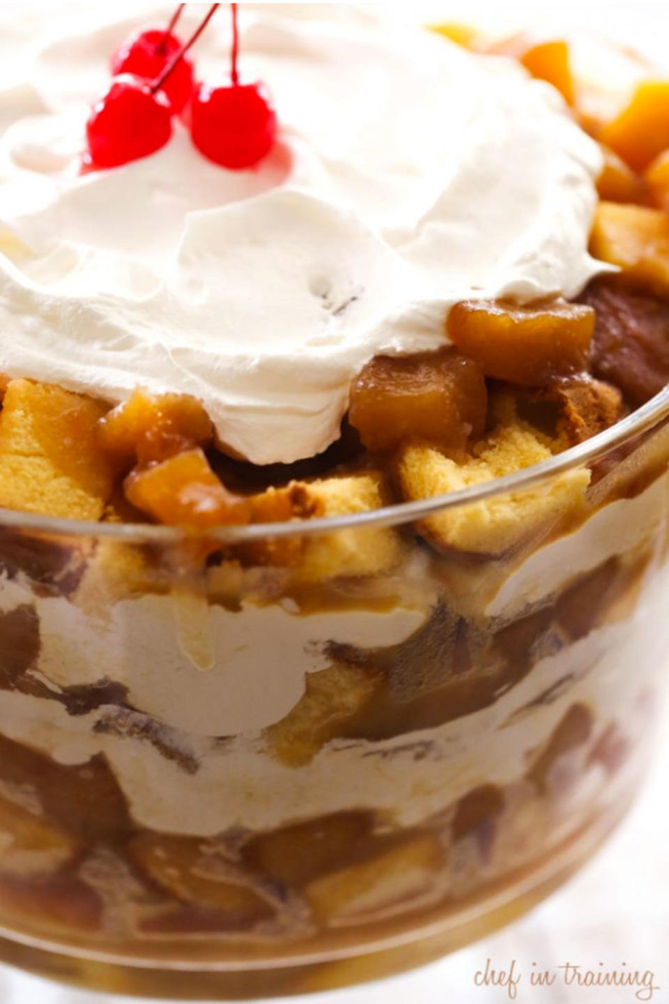 Pineapple Upside Down Cake Trifle