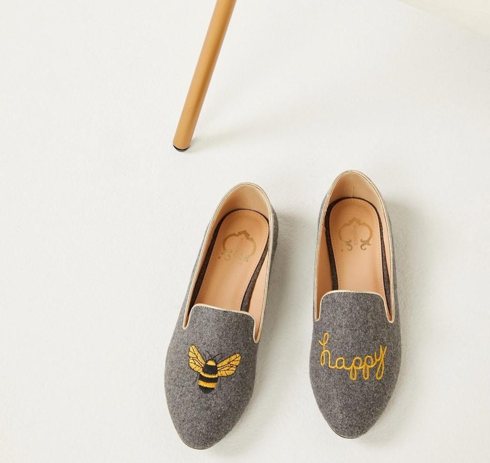 The heather grey flats