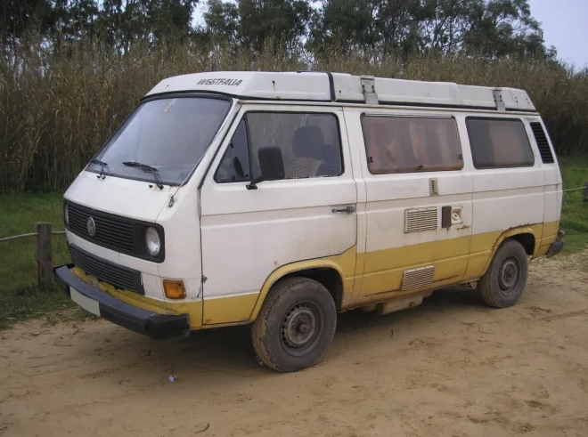 The VW campervan the man is understood to have driven around Portugal. Source: Met Police