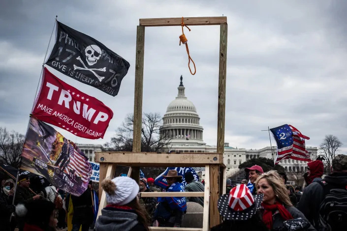 Trump Supporters Hold &quot;Stop The Steal&quot; Rally In DC Amid Ratification Of Presidential Election (Shay Horse / NurPhoto via Getty Images file)