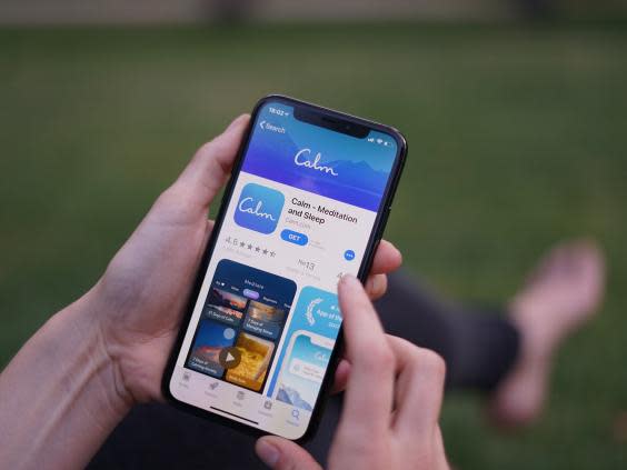 The Calm app has been downloaded 52 million times (Shutterstock)