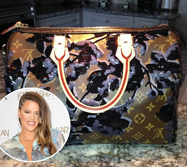 Star Splurge: Khloe Kardashian's Louis Vuitton Monogram 'Fleur de