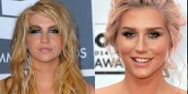 <p><strong>Signature: </strong>Glitter and a smokey eye </p><p> <strong>Without Signature: </strong>At the 2014 Billboard Music Awards sans glitter and wearing simple makeup. </p>