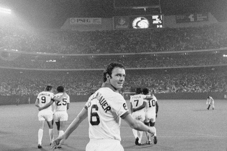 Franz Beckenbauer como jugador de Cosmos de New York