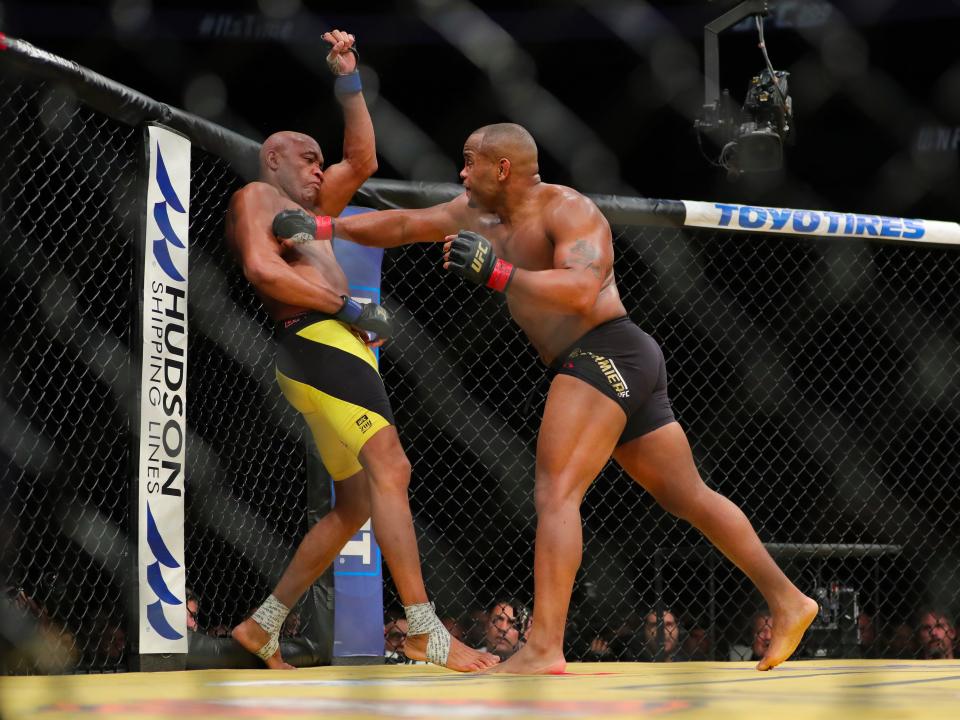 Anderson Silva and Dan Cormier