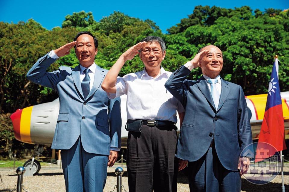 面對郭柯王結盟態勢底定，韓國瑜不再期待郭王歸隊，著手整合黨內勢力，穩定基本盤。