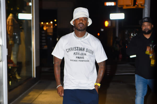 Ray J seen out in Manhattan on June 08, 2021 in New York City. (Photo by Robert Kamau/GC Images)