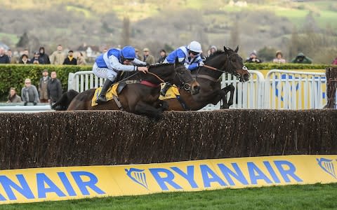 Frost has become the sport’s poster girl after victories in the Caspian Caviar Gold Cup, Cotswold Chase and Ryanair on Frodon this season - Credit: SPORTSFILE