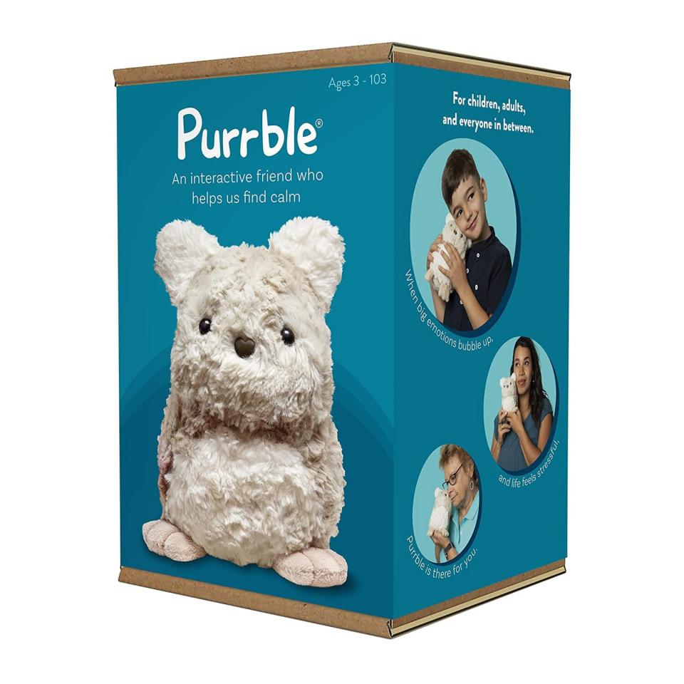 Purrble - Calming Toy Companion with Dynamic Heartbeat and Soothing Purr