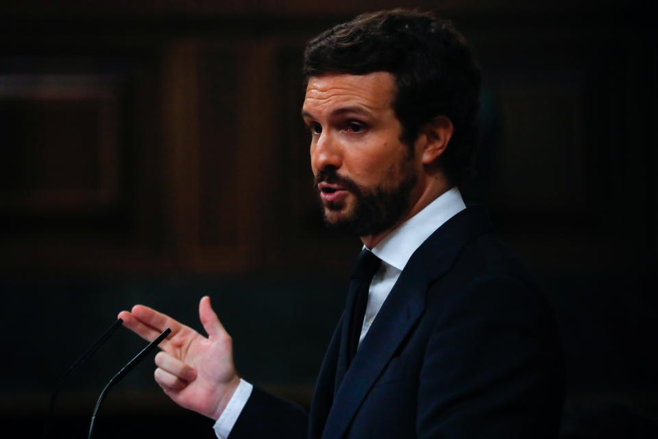 Pablo Casado, este miércoles en el Congreso. REUTERS/Susana Vera/Pool