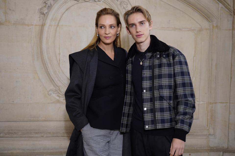 Uma Thurman and Levon (Getty Images)