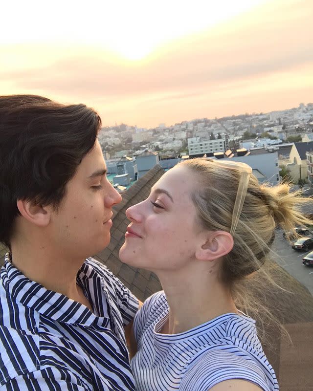 Lili Reinhart's Valentine's Day Tribute to Cole: February 14, 2019