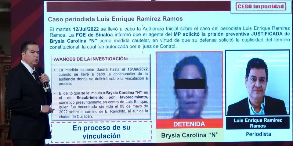 Fiscalía de Sinaloa investiga a su personal por filtraciones sobre asesinato del periodista Luis Enrique Ramírez