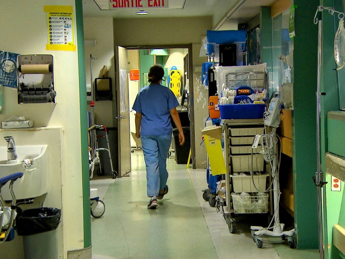 Those coming to the Lakeshore General Hospital in Montreal's West Island for emergency psychiatric care will be sent to the Douglas Institute in Verdun instead due to a provincewide shortage of psychiatrists. (Charles Contant/CBC - image credit)