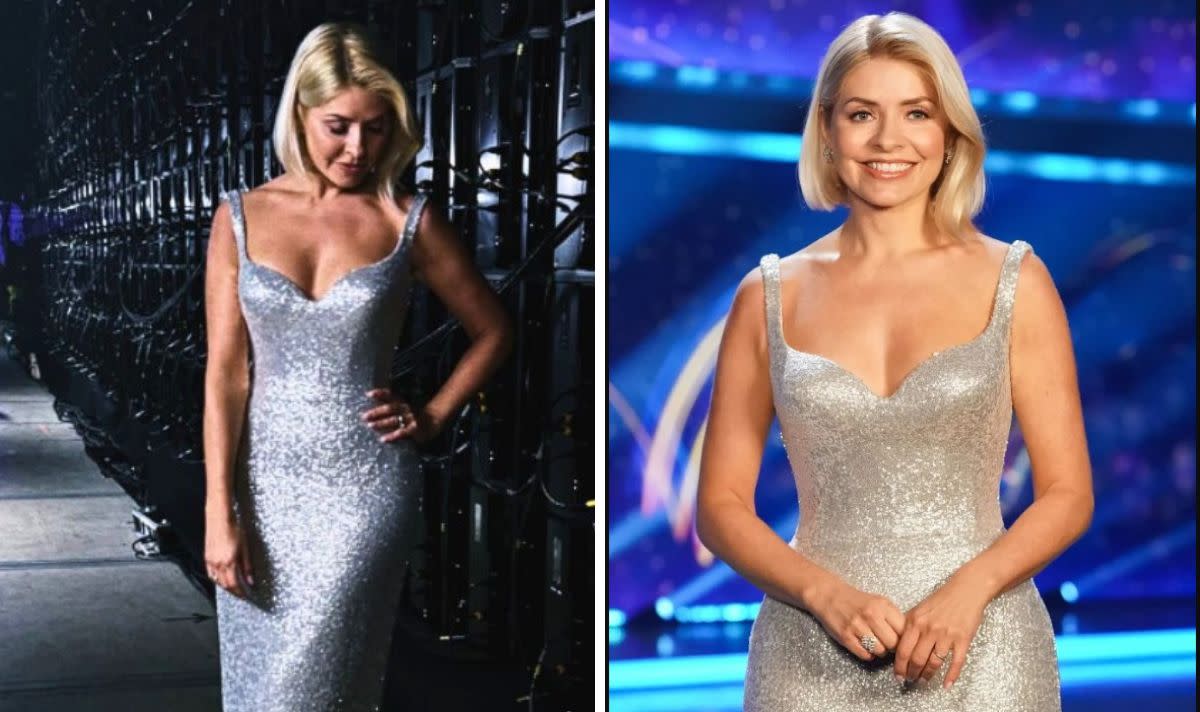 Holly Willoughby 'dazzles' in behind the scenes snap (Instagram/ITV)