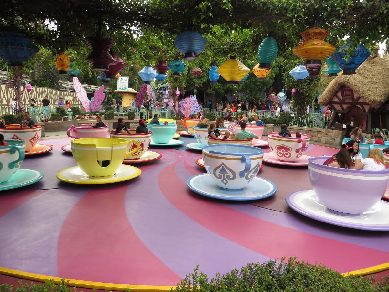 Mad Tea Party, Fantasyland, Disneyland, Anaheim, California