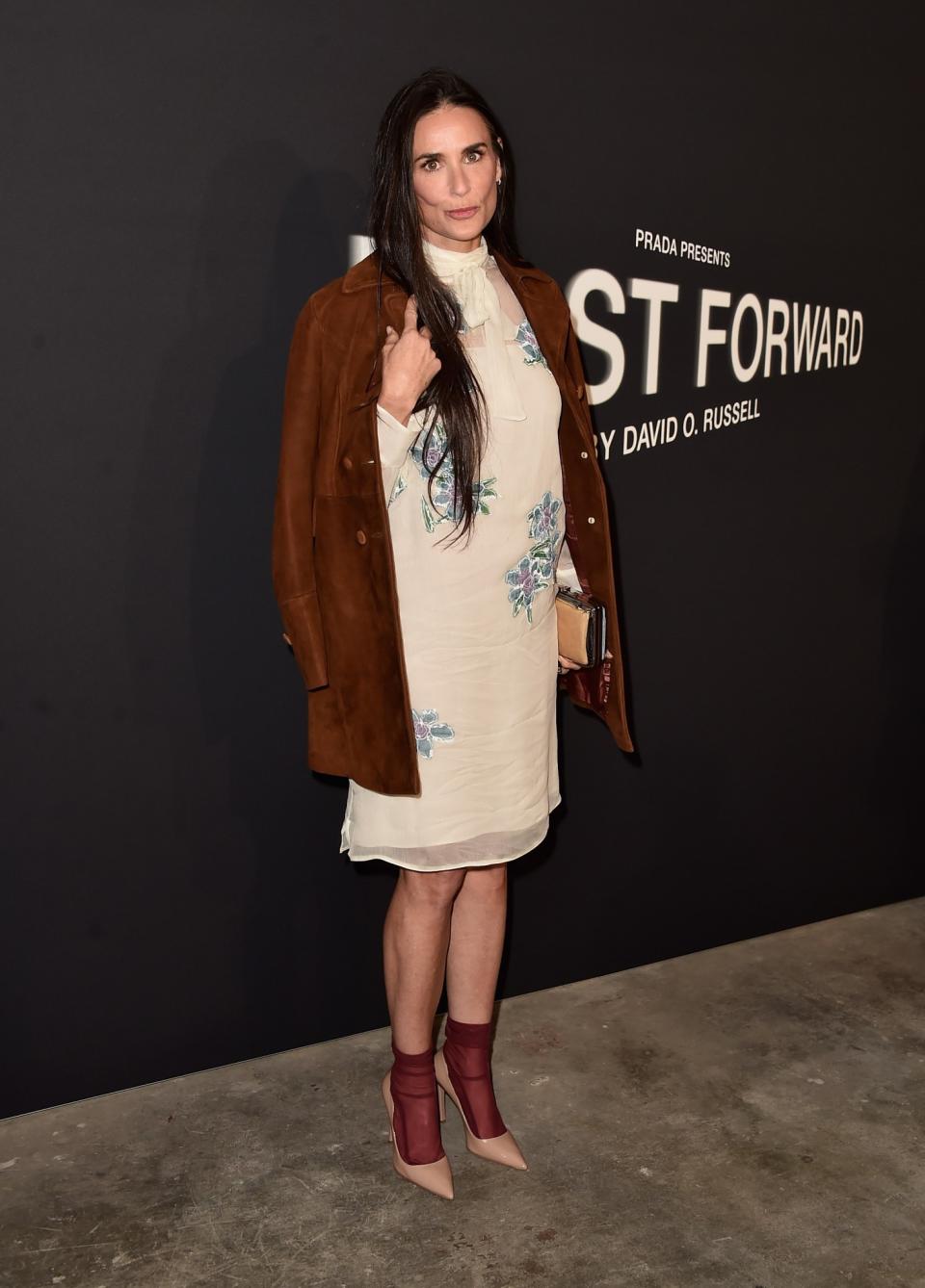 HIT: Demi Moore at the premiere of Prada’s Past Forward