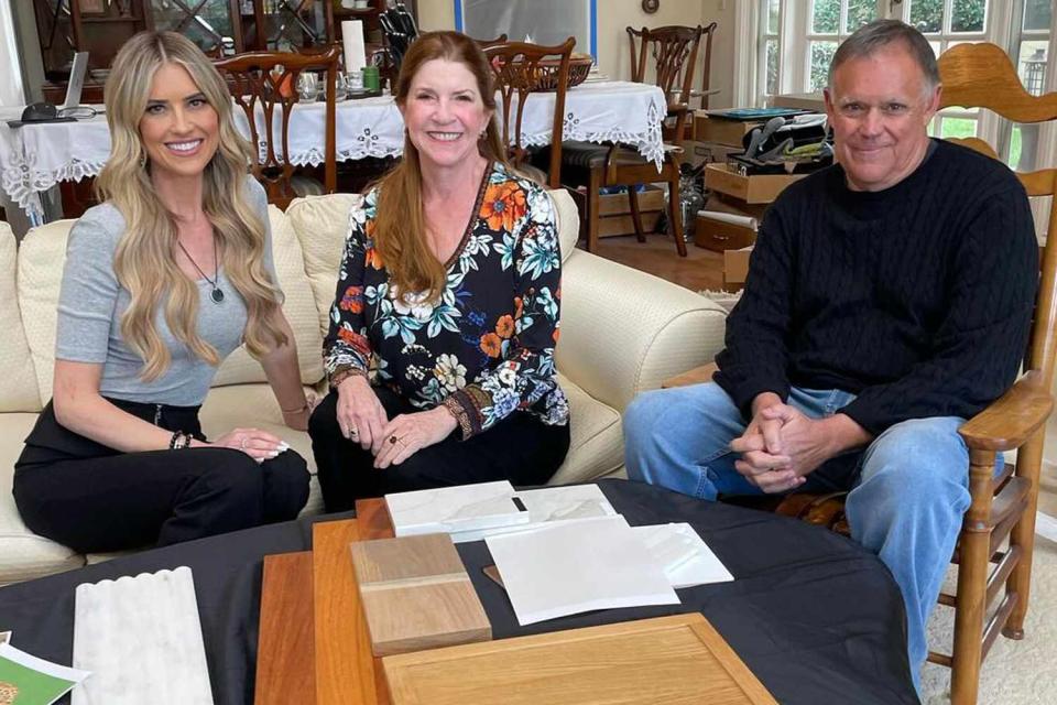 <p>Christina Hall/Instagram</p> Christina Hall with her parents