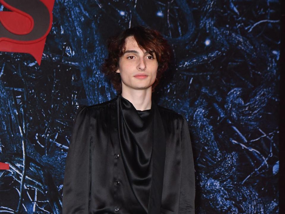 Finn Wolfhard at the "Stranger Things" Season 4 Premiere in New York.