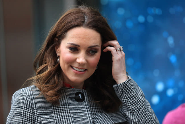 Kate Middleton up close to her face