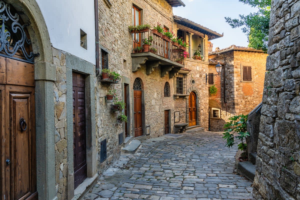 Greve in Chianti lies around 30km from Florence (Getty)